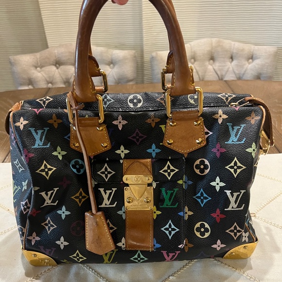 Louis Vuitton Handbags - Louis Vuitton Multicolor Speedy Takashi Murakami